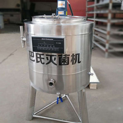 دستگاه پاستوریزه شیر آب میوه 100 لیتری Ss304 گرمایش الکتریکی اتوماتیک