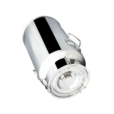 شیر قوطی فولادی ضد زنگ SS304 20 لیتری با شیر ذخیره سازی سطل مهر و موم شده Spigot