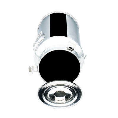 شیر قوطی فولادی ضد زنگ SS304 20 لیتری با شیر ذخیره سازی سطل مهر و موم شده Spigot