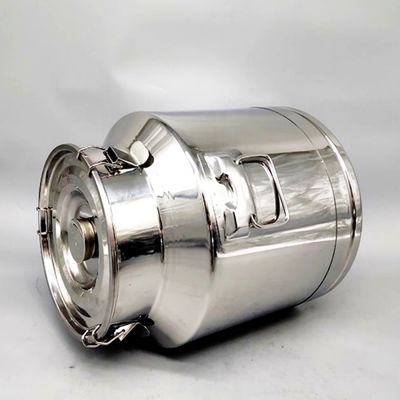 20L Ss201 بشکه فولاد ضد زنگ 1.0 میلی متر ضخامت مهر و موم شیر