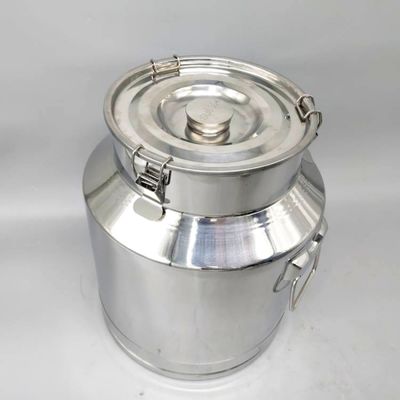 مخزن ذخیره سازی فلزی 25L SS304 چای قهوه قهوه قوطی شیر حمل و نقل مهر و موم شده