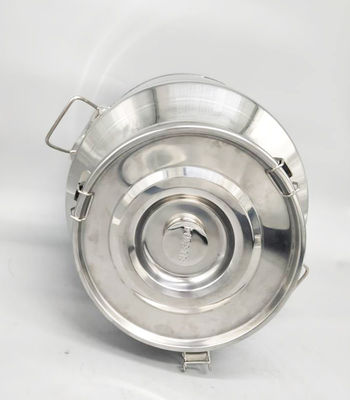 نقاشی تولید شیر تولیدی SS304 30L قوطی های شیر استیل ضد زنگ با درب در بسته