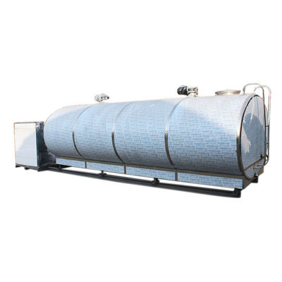 مخزن شیر 304 Bulk 8000 Liter برای مزرعه لبنی