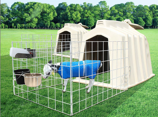 Hutches گوساله پلی اتیلن Intershape با مقاومت بالا اندازه سفارشی