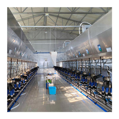 11 کیلو وات خلاuum 3800L سیستم های دوشش سالن موازی 128 گاو در هر ساعت