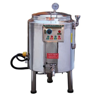 Mini 10L تجهیزات پاستوریزاسیون شیر برای آب میوه مایع تازه