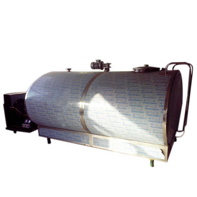 مخزن خنک کننده شیر فولادی ضد زنگ SUS304 500 ltr چیلر آب شیر سفارشی