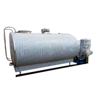 مخزن خنک کننده شیر فولادی ضد زنگ SUS304 500 ltr چیلر آب شیر سفارشی