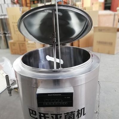 SS304 Milk Small Tunnel Pasteurizer Batch Pasteurizer Machine
