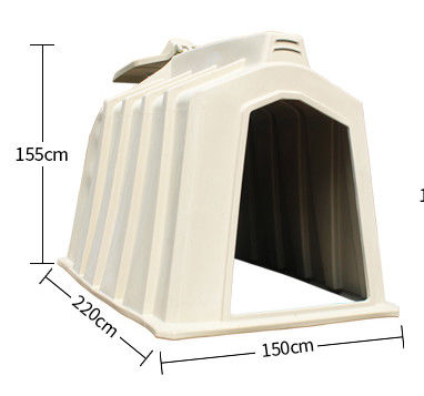 ضد زنگ کوچک عرض 333 سانتی متر گروه گوساله کلبه برای دام